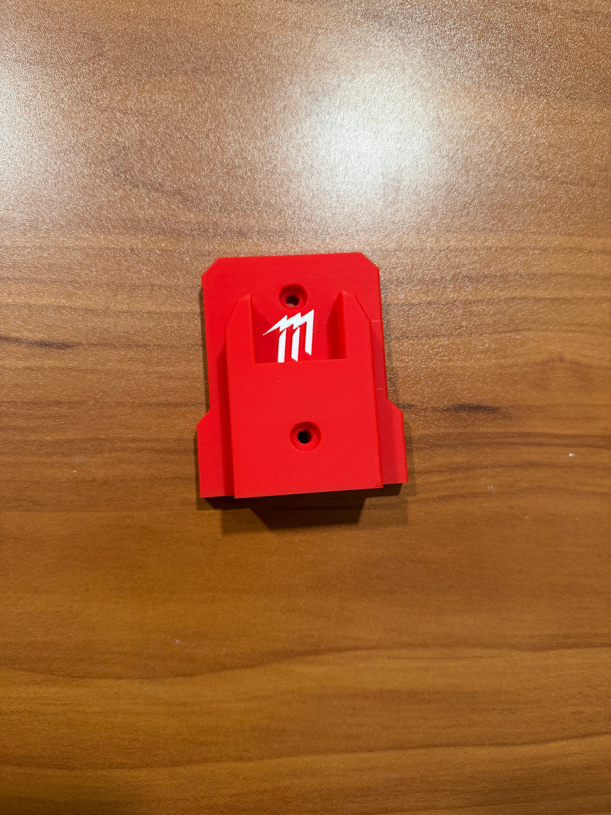 Tool Holder for M18 Compatible Milwaukee Tools – 3D Printed Wall or Bench Mount, Custom Text & Logo